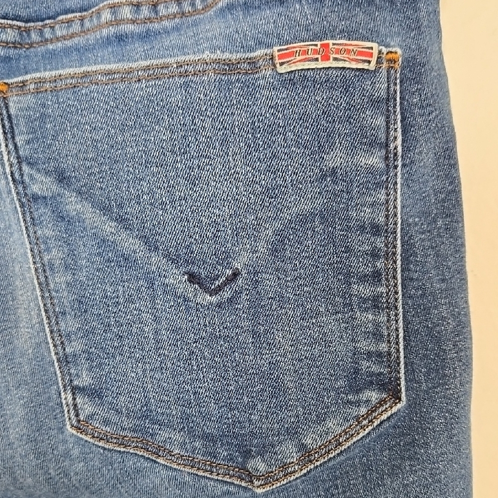 Hudson Krista Super Skinny Low Rise Jeans, Size 31, Light Wash, Casual, Classic - Picture 9 of 14